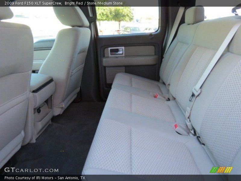 Bright Red / Stone/Medium Stone 2009 Ford F150 XLT SuperCrew