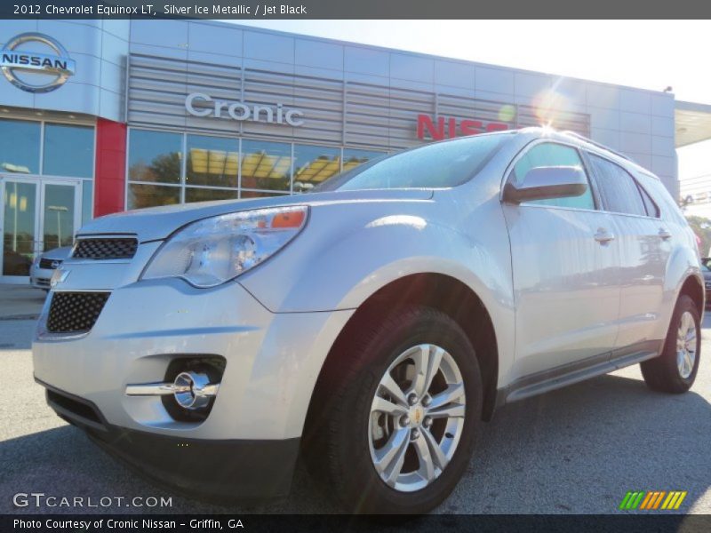 Silver Ice Metallic / Jet Black 2012 Chevrolet Equinox LT
