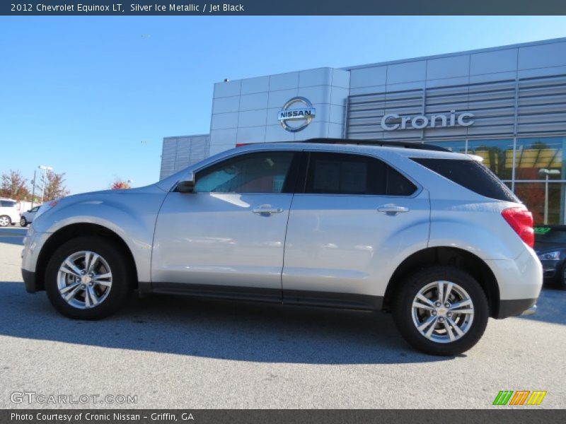 Silver Ice Metallic / Jet Black 2012 Chevrolet Equinox LT
