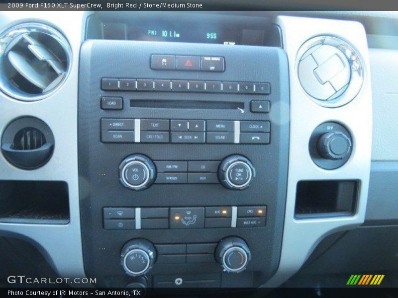 Bright Red / Stone/Medium Stone 2009 Ford F150 XLT SuperCrew