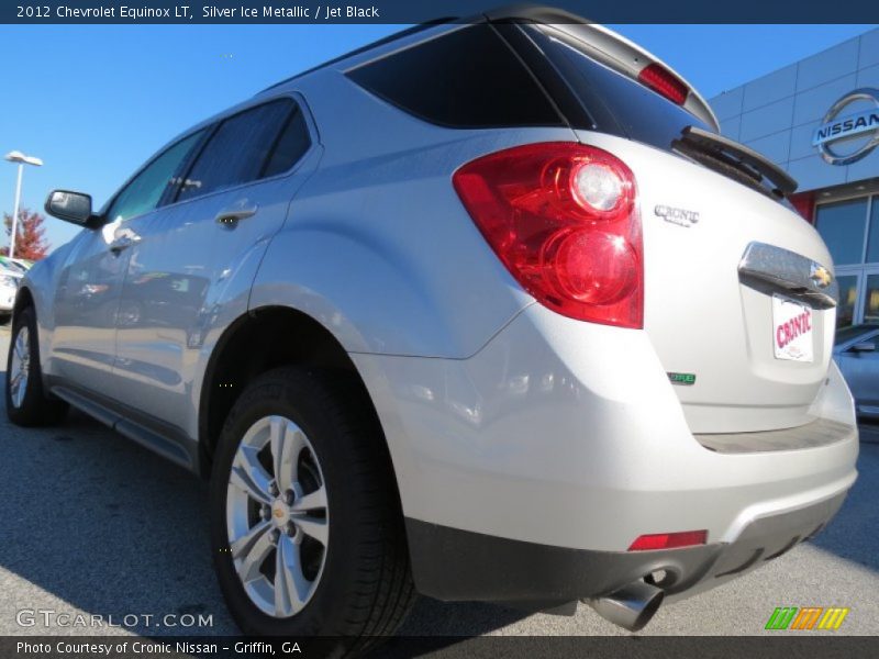 Silver Ice Metallic / Jet Black 2012 Chevrolet Equinox LT