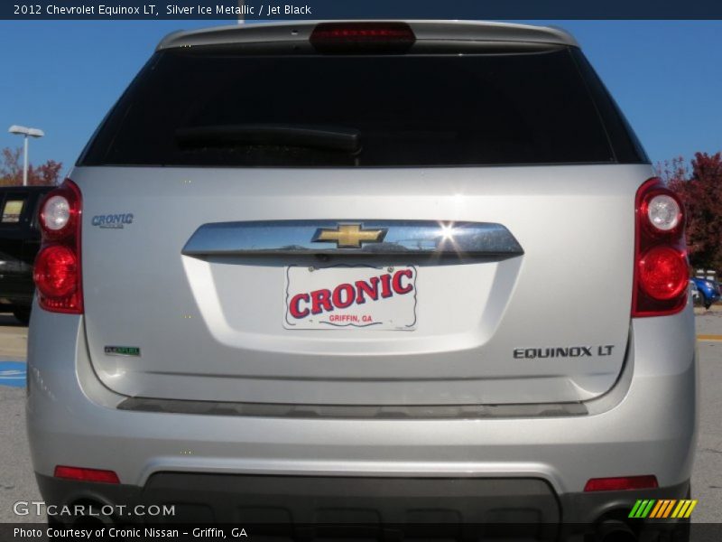 Silver Ice Metallic / Jet Black 2012 Chevrolet Equinox LT