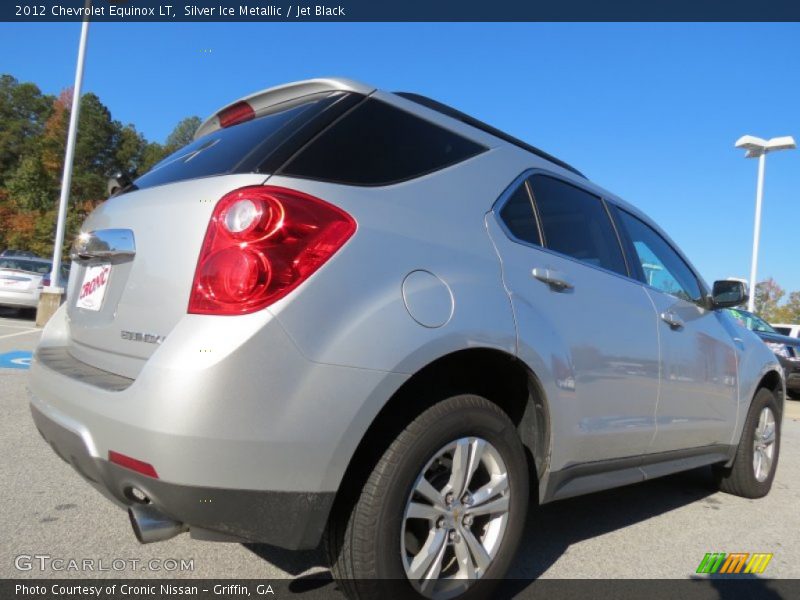 Silver Ice Metallic / Jet Black 2012 Chevrolet Equinox LT