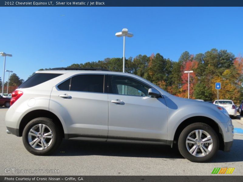 Silver Ice Metallic / Jet Black 2012 Chevrolet Equinox LT
