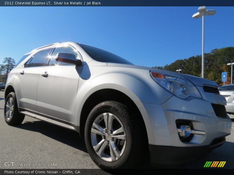 Silver Ice Metallic / Jet Black 2012 Chevrolet Equinox LT