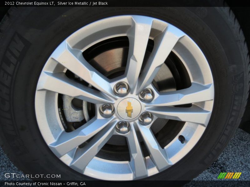 Silver Ice Metallic / Jet Black 2012 Chevrolet Equinox LT