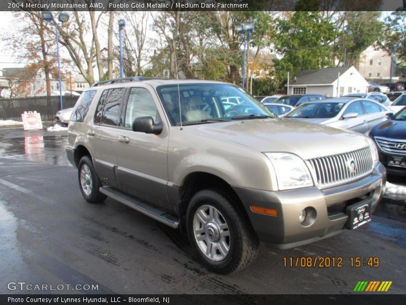 Pueblo Gold Metallic / Medium Dark Parchment 2004 Mercury Mountaineer AWD