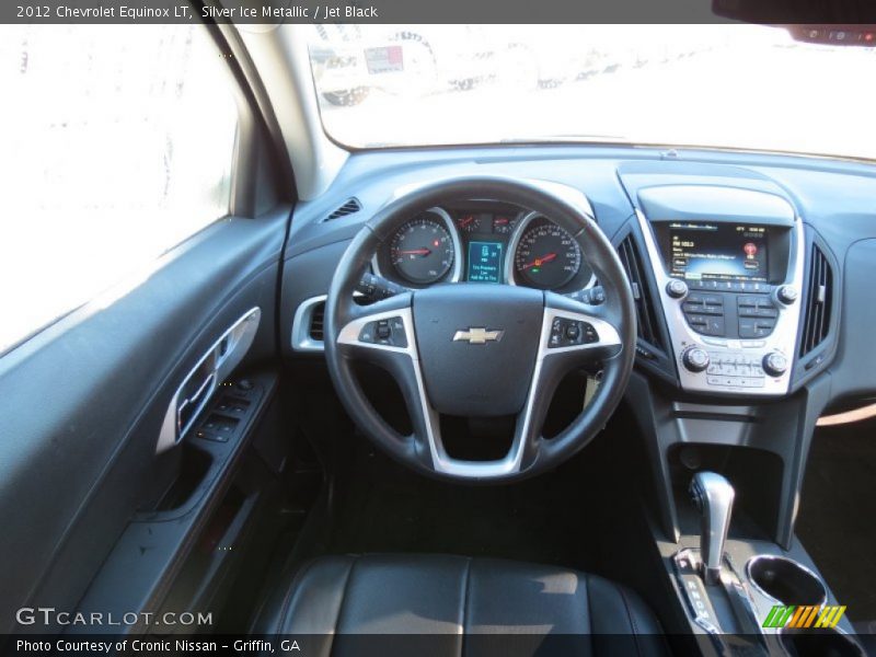 Silver Ice Metallic / Jet Black 2012 Chevrolet Equinox LT