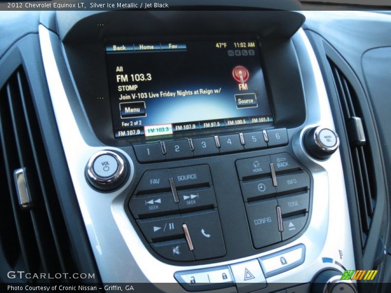 Silver Ice Metallic / Jet Black 2012 Chevrolet Equinox LT