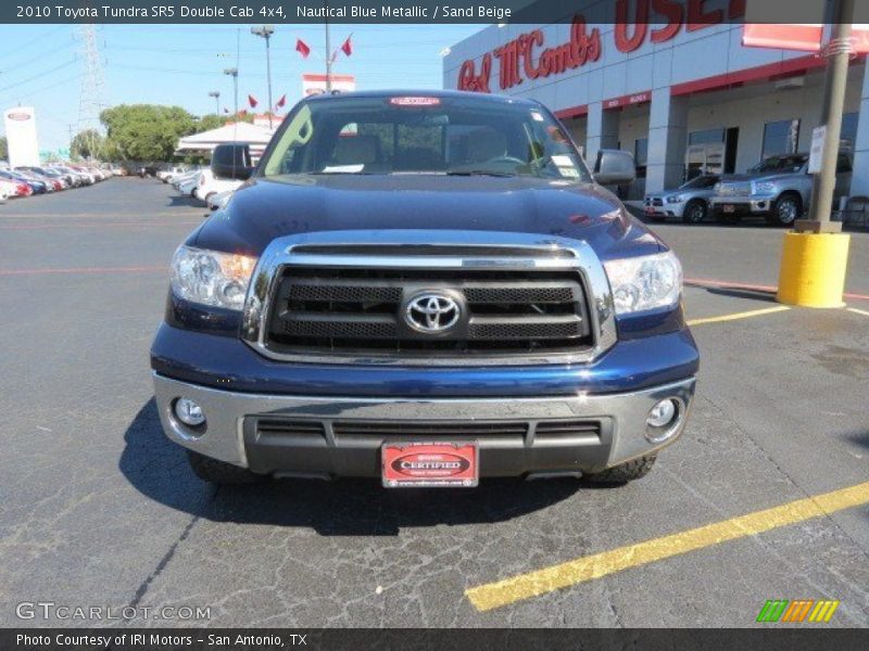 Nautical Blue Metallic / Sand Beige 2010 Toyota Tundra SR5 Double Cab 4x4