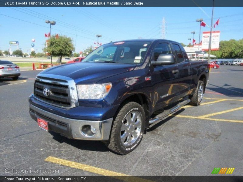 Nautical Blue Metallic / Sand Beige 2010 Toyota Tundra SR5 Double Cab 4x4