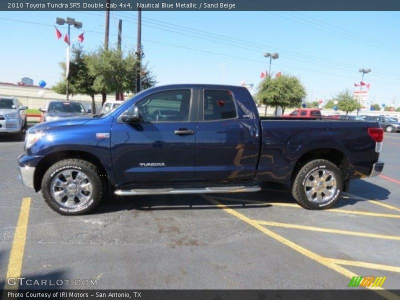 Nautical Blue Metallic / Sand Beige 2010 Toyota Tundra SR5 Double Cab 4x4
