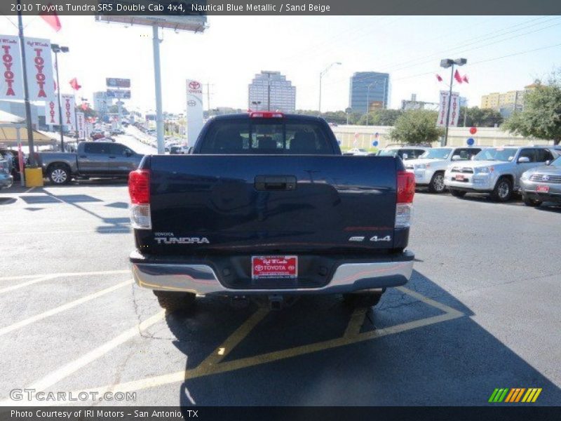 Nautical Blue Metallic / Sand Beige 2010 Toyota Tundra SR5 Double Cab 4x4