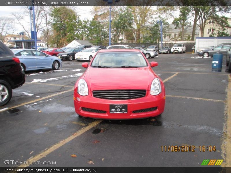 Laser Red Pearl / Stone 2006 Infiniti G 35 Coupe
