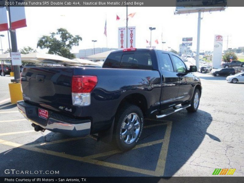 Nautical Blue Metallic / Sand Beige 2010 Toyota Tundra SR5 Double Cab 4x4