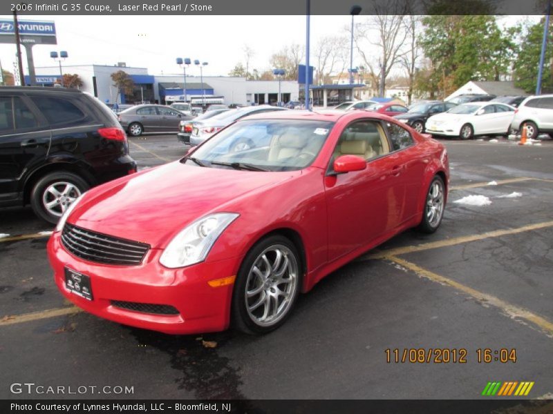Laser Red Pearl / Stone 2006 Infiniti G 35 Coupe