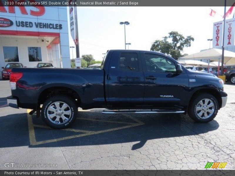 Nautical Blue Metallic / Sand Beige 2010 Toyota Tundra SR5 Double Cab 4x4