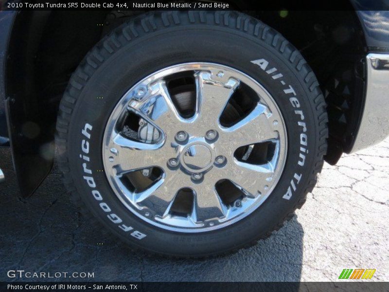 Nautical Blue Metallic / Sand Beige 2010 Toyota Tundra SR5 Double Cab 4x4