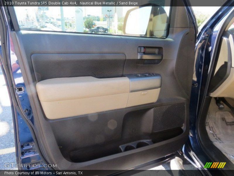 Nautical Blue Metallic / Sand Beige 2010 Toyota Tundra SR5 Double Cab 4x4