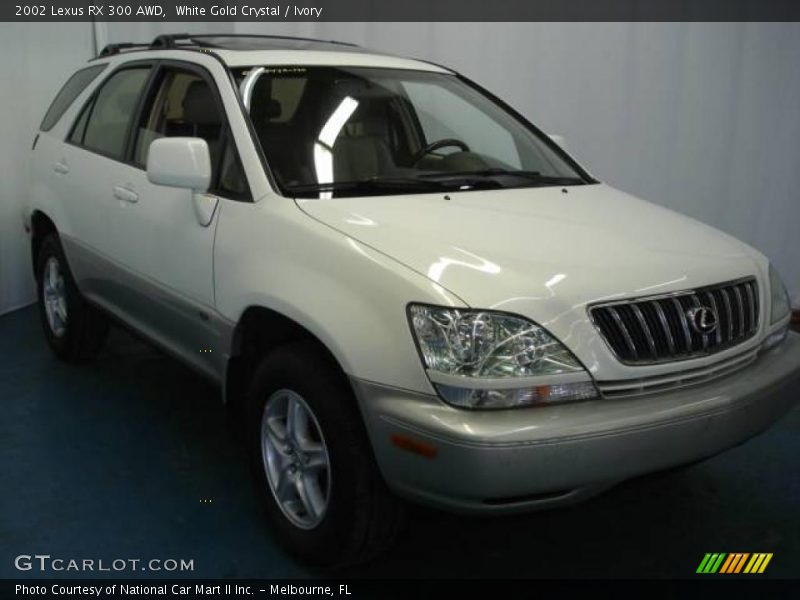 White Gold Crystal / Ivory 2002 Lexus RX 300 AWD