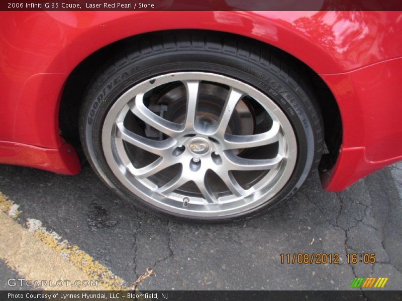 Laser Red Pearl / Stone 2006 Infiniti G 35 Coupe