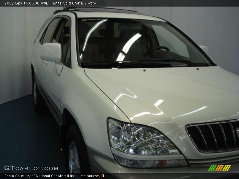 White Gold Crystal / Ivory 2002 Lexus RX 300 AWD