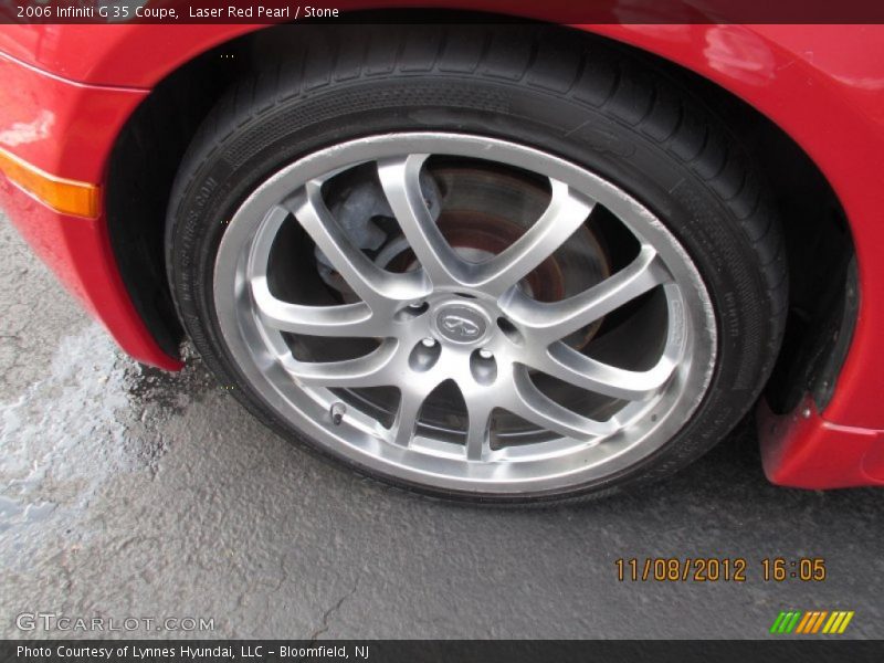 Laser Red Pearl / Stone 2006 Infiniti G 35 Coupe