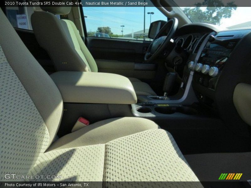 Nautical Blue Metallic / Sand Beige 2010 Toyota Tundra SR5 Double Cab 4x4