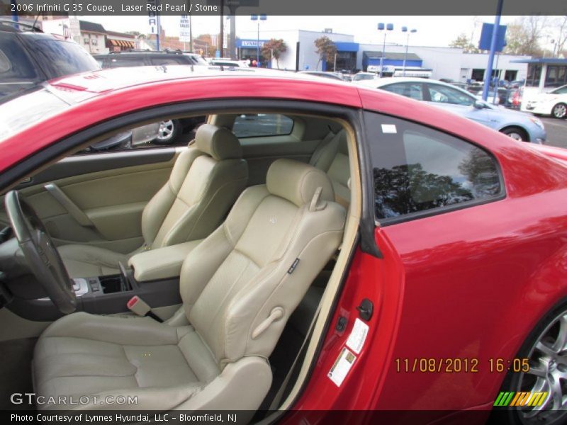 Laser Red Pearl / Stone 2006 Infiniti G 35 Coupe