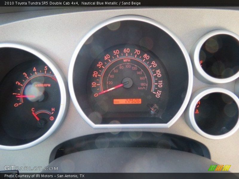 Nautical Blue Metallic / Sand Beige 2010 Toyota Tundra SR5 Double Cab 4x4