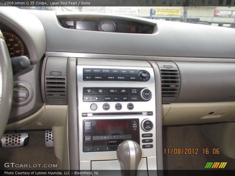 Laser Red Pearl / Stone 2006 Infiniti G 35 Coupe