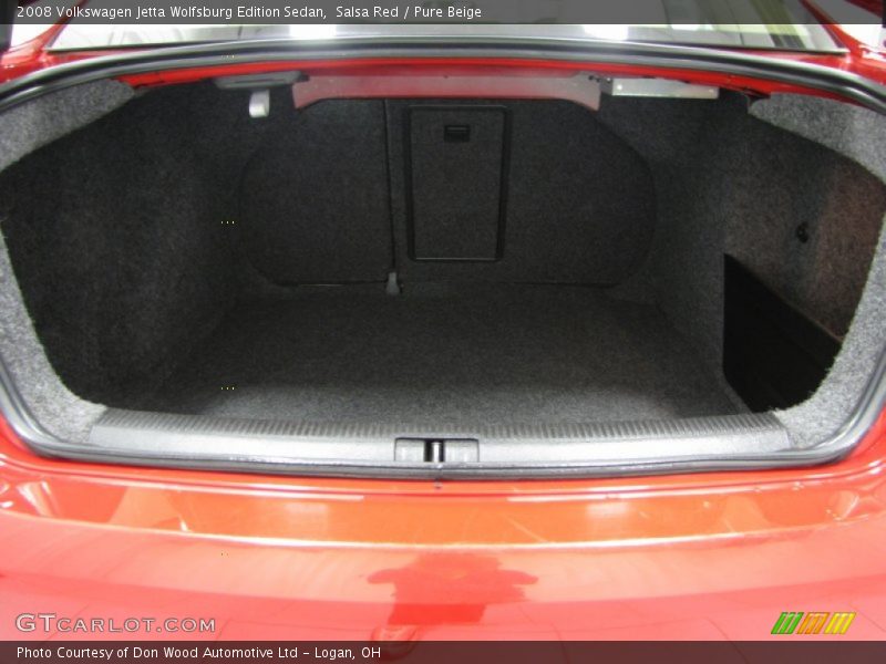 Salsa Red / Pure Beige 2008 Volkswagen Jetta Wolfsburg Edition Sedan
