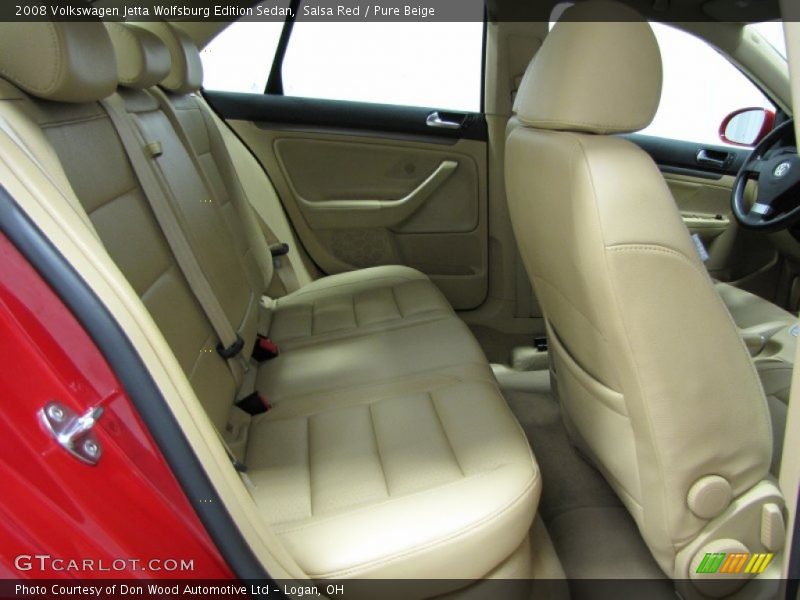 Salsa Red / Pure Beige 2008 Volkswagen Jetta Wolfsburg Edition Sedan