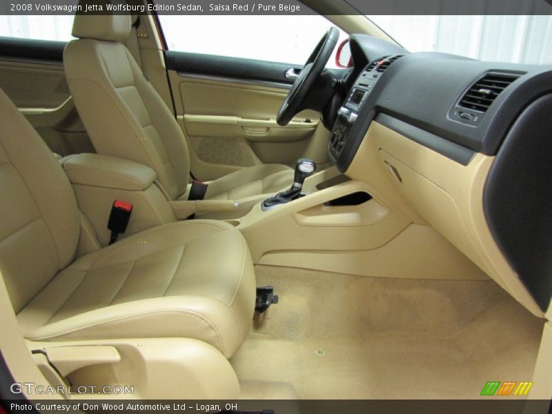 Salsa Red / Pure Beige 2008 Volkswagen Jetta Wolfsburg Edition Sedan