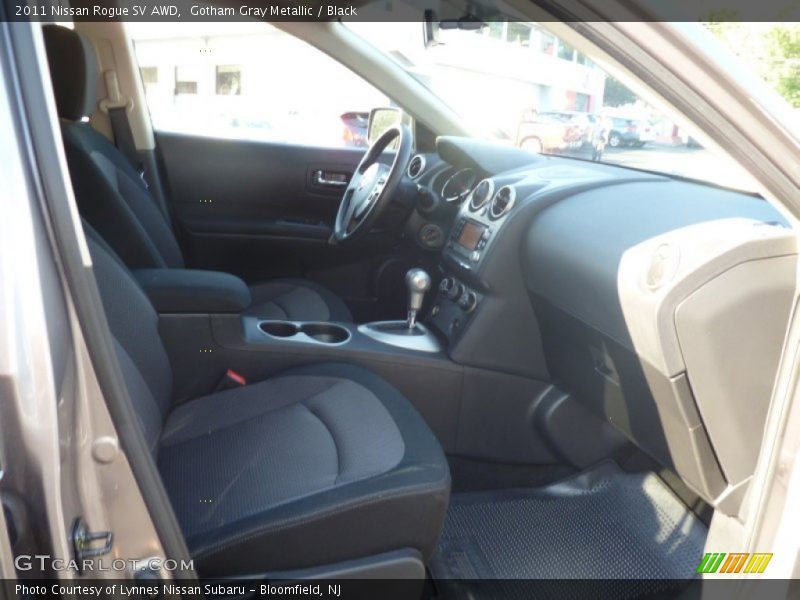 Gotham Gray Metallic / Black 2011 Nissan Rogue SV AWD