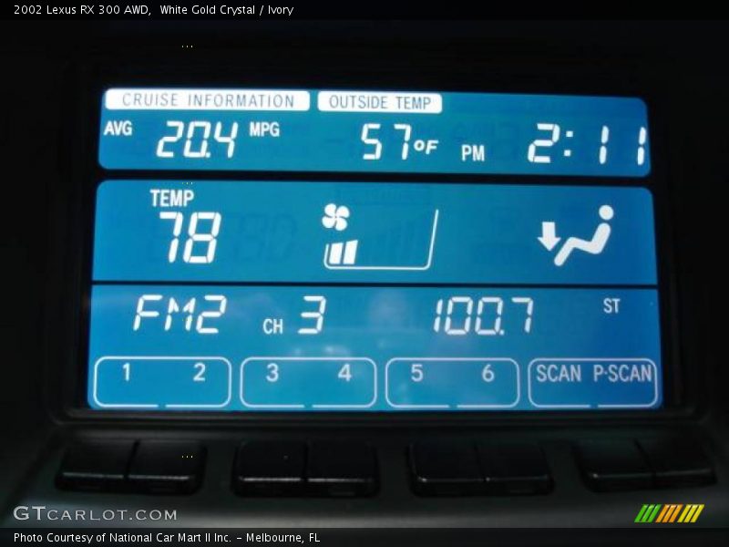 White Gold Crystal / Ivory 2002 Lexus RX 300 AWD