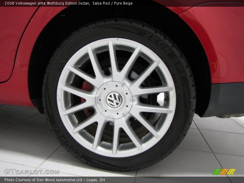 Salsa Red / Pure Beige 2008 Volkswagen Jetta Wolfsburg Edition Sedan