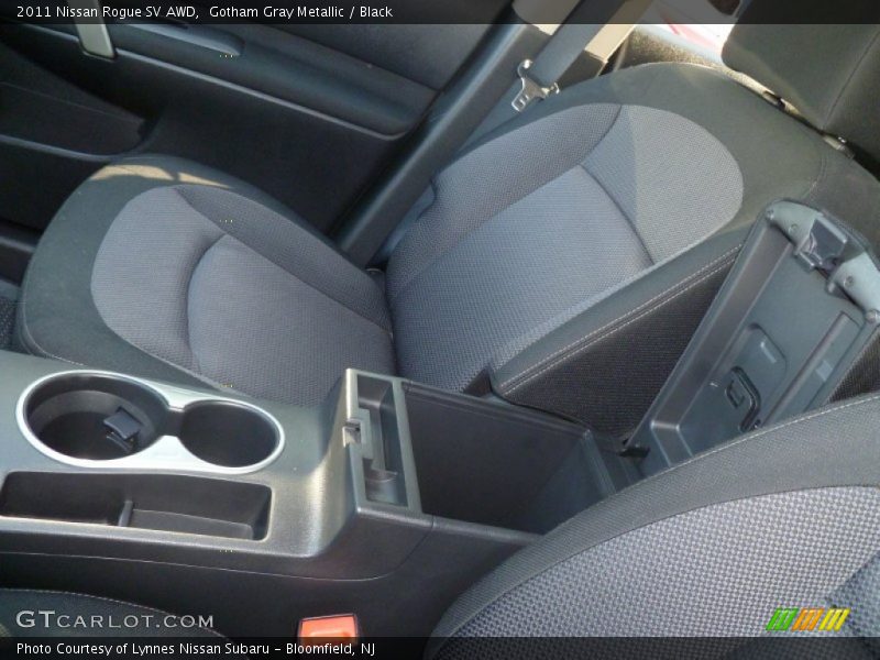 Gotham Gray Metallic / Black 2011 Nissan Rogue SV AWD