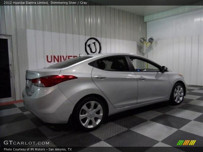 Shimmering Silver / Gray 2012 Hyundai Elantra Limited