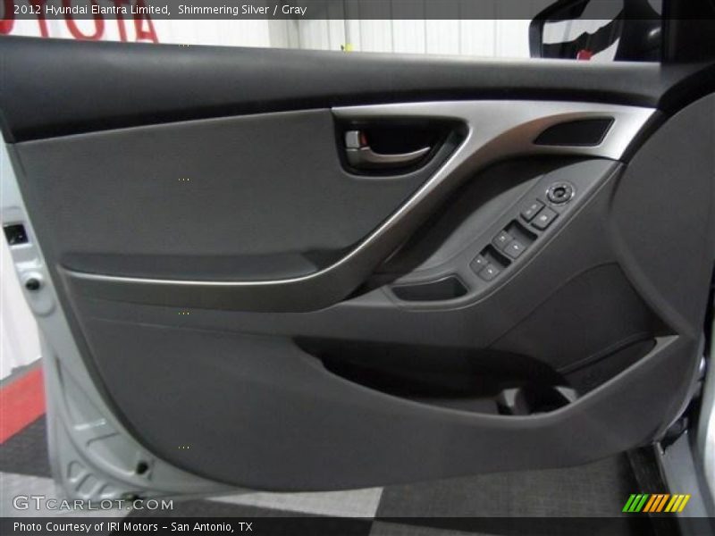 Shimmering Silver / Gray 2012 Hyundai Elantra Limited