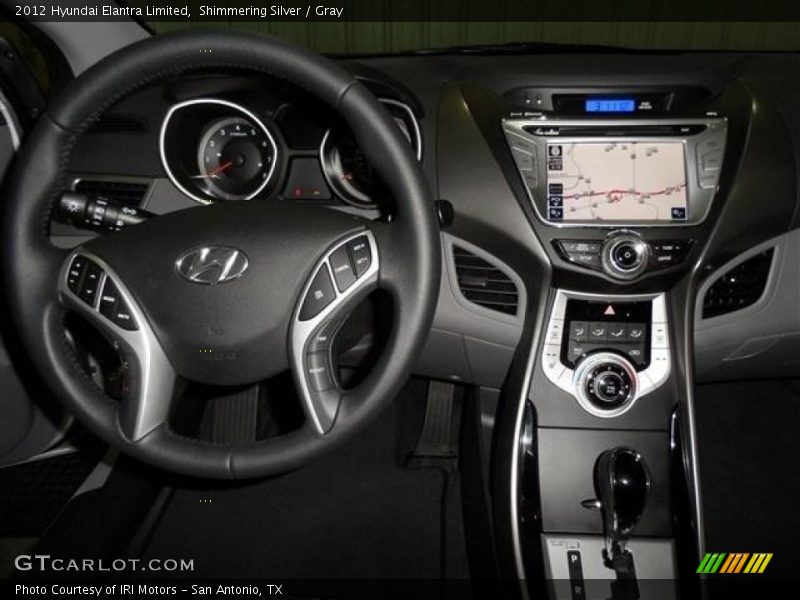 Shimmering Silver / Gray 2012 Hyundai Elantra Limited