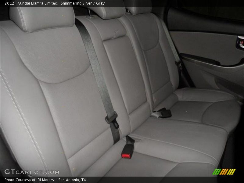 Shimmering Silver / Gray 2012 Hyundai Elantra Limited