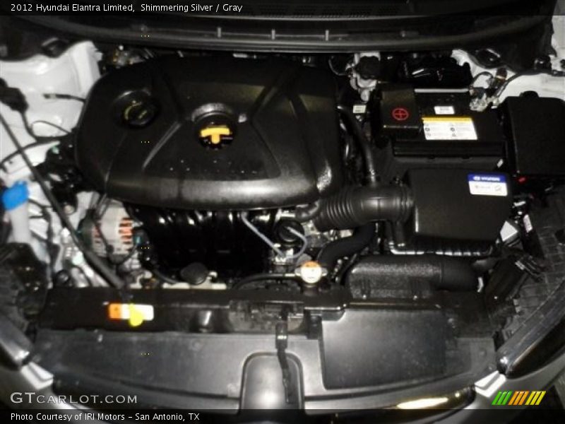 Shimmering Silver / Gray 2012 Hyundai Elantra Limited