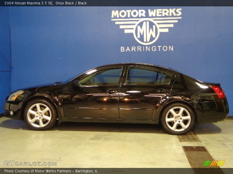 Onyx Black / Black 2004 Nissan Maxima 3.5 SE