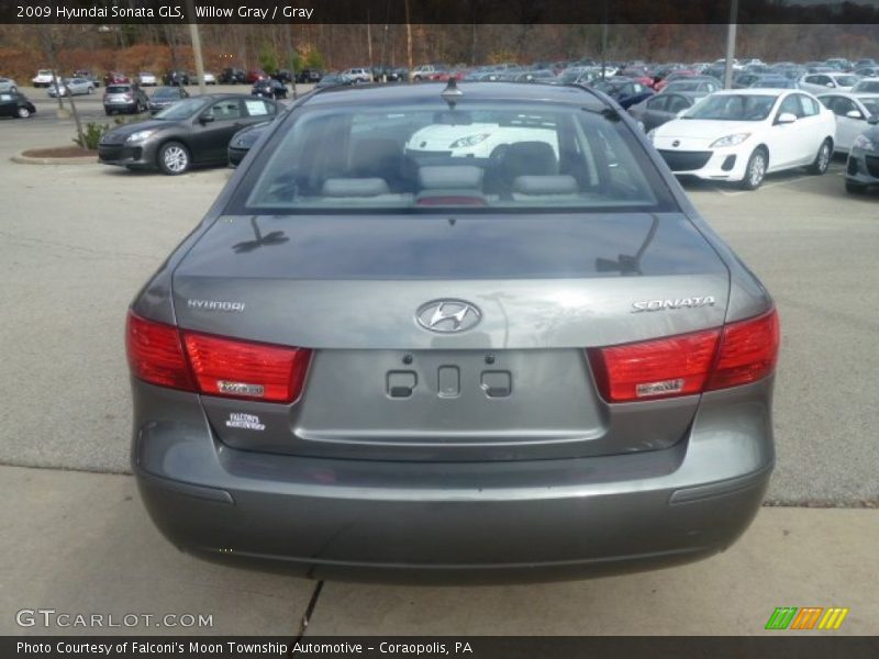 Willow Gray / Gray 2009 Hyundai Sonata GLS