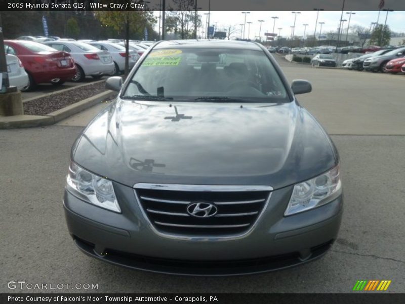 Willow Gray / Gray 2009 Hyundai Sonata GLS