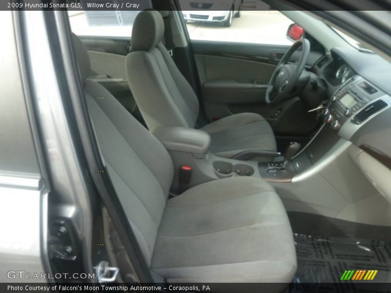 Willow Gray / Gray 2009 Hyundai Sonata GLS
