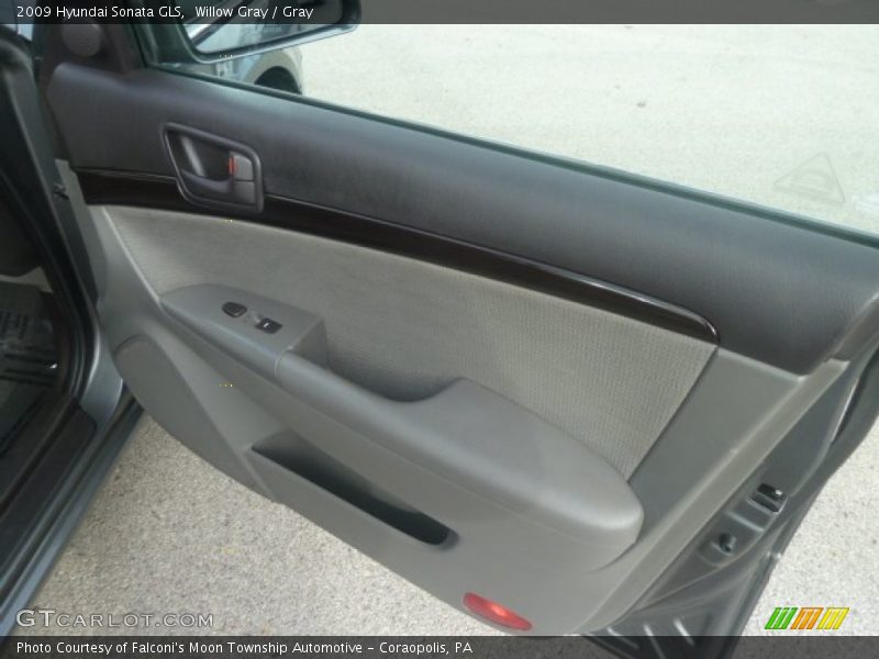 Willow Gray / Gray 2009 Hyundai Sonata GLS