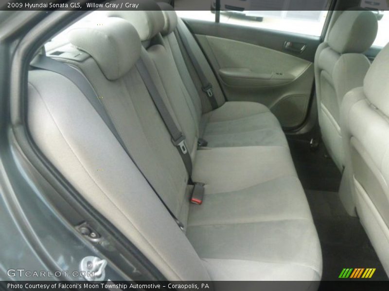 Willow Gray / Gray 2009 Hyundai Sonata GLS