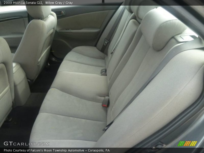Willow Gray / Gray 2009 Hyundai Sonata GLS